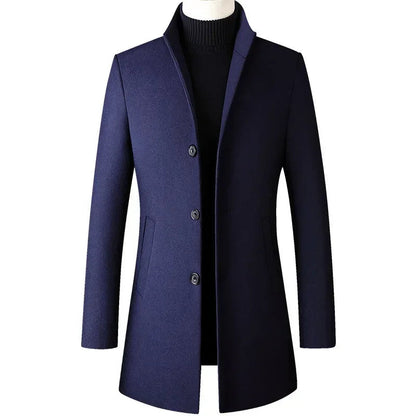 Thomas | Sophisticated Slim-Fit Wool Coat for Winter