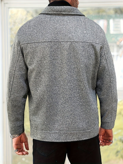 Transitional Jacket with Button-Front Placket