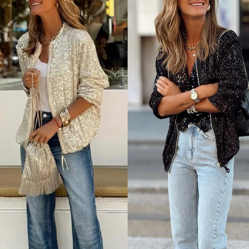 Annabel | Women's Sequin Blazer