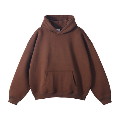 Unisex Loose-Fit Organic Cotton Hoodie for Winter