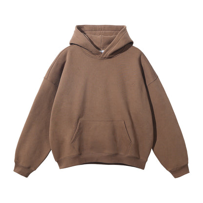 Unisex Loose-Fit Organic Cotton Hoodie for Winter
