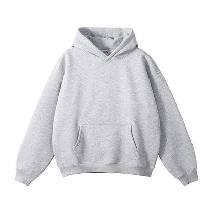 Unisex Loose-Fit Organic Cotton Hoodie for Winter