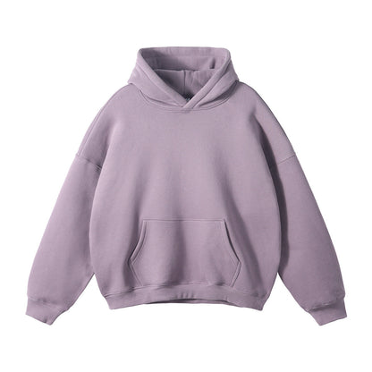 Unisex Loose-Fit Organic Cotton Hoodie for Winter