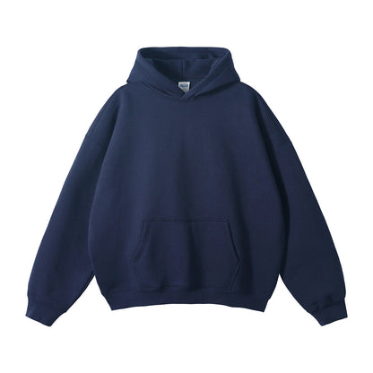 Unisex Loose-Fit Organic Cotton Hoodie for Winter