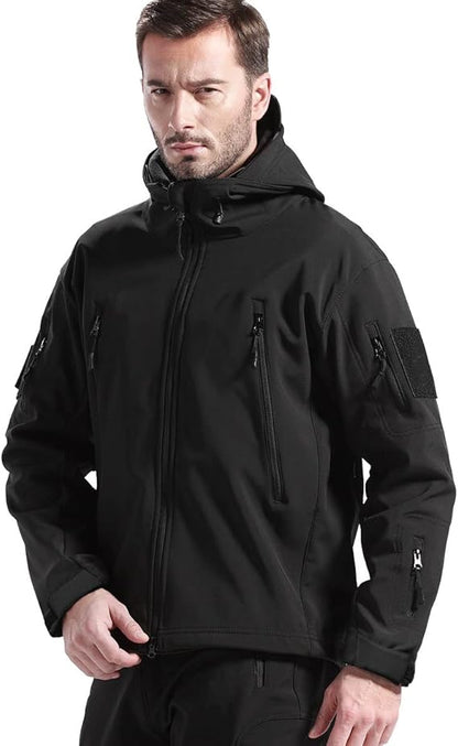 Unisex Waterproof & Windproof Fleece-Lined Outdoor Set