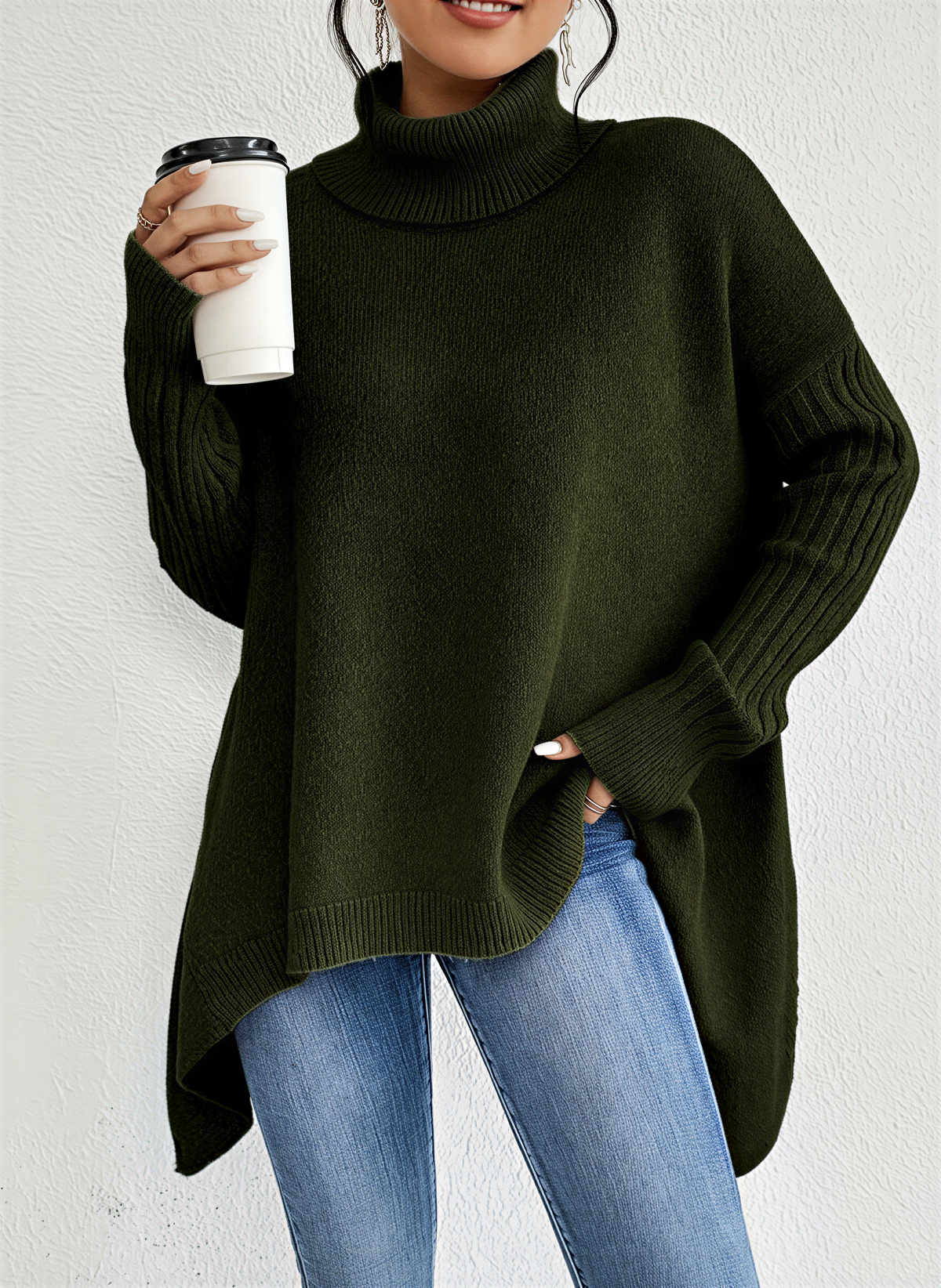 Kristin | Women's Oversized Turtleneck Jumper for Winter