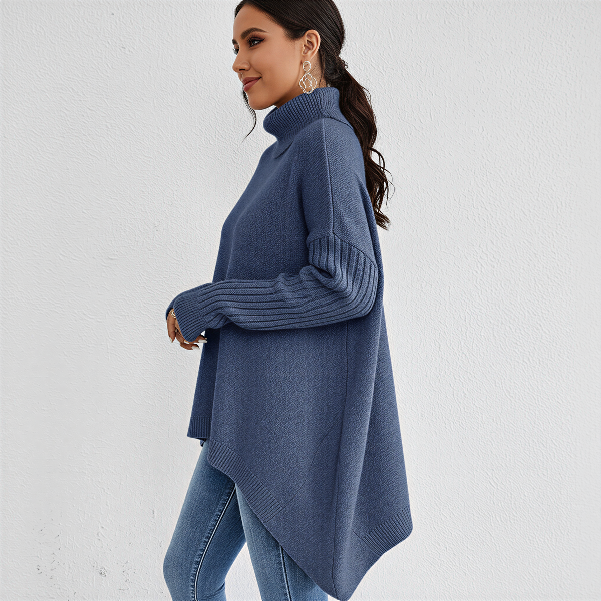 Kristin | Women's Oversized Turtleneck Jumper for Winter