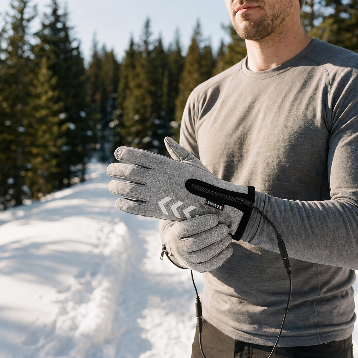 USB Heated Winter Gloves for Cozy Warmth Outdoors