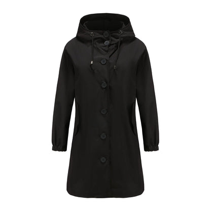 Olivia | Women's Elegant Hooded A-Line Coat for Winter