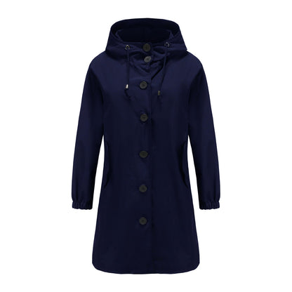 Olivia | Women's Elegant Hooded A-Line Coat for Winter