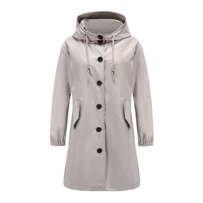 Olivia | Women's Elegant Hooded A-Line Coat for Winter