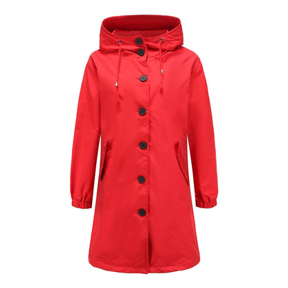 Olivia | Women's Elegant Hooded A-Line Coat for Winter