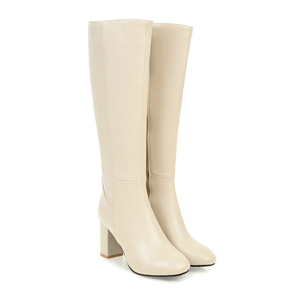 Stylish Vegan Leather Ankle Boots