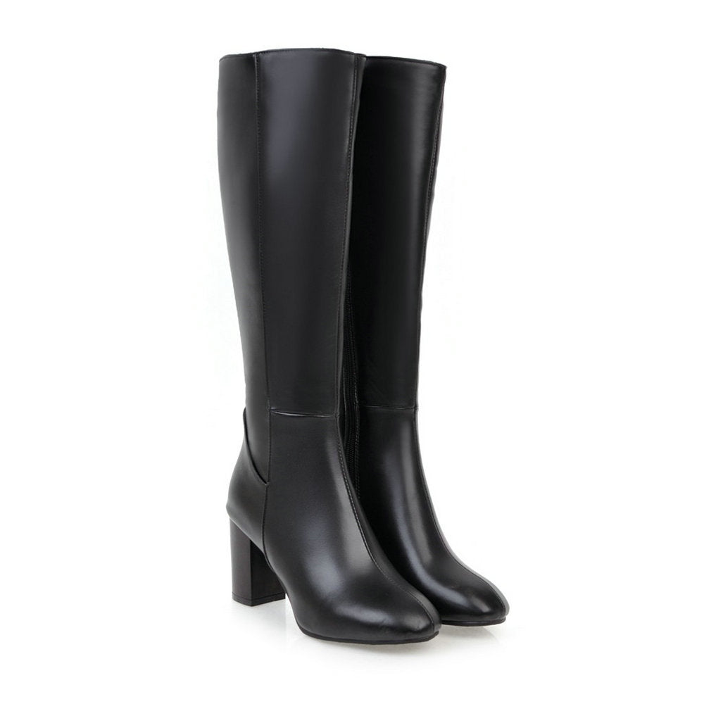 Stylish Vegan Leather Ankle Boots