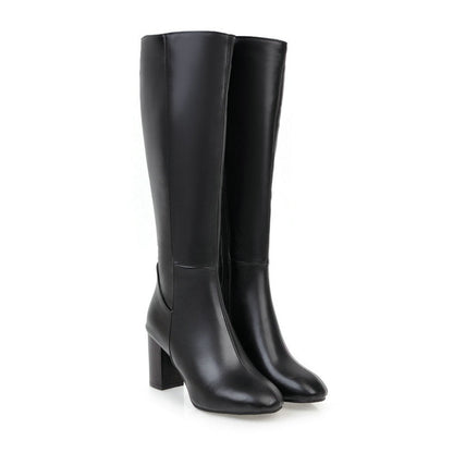 Stylish Vegan Leather Ankle Boots