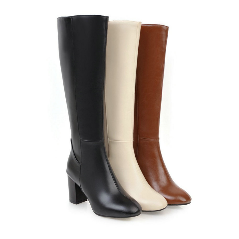 Stylish Vegan Leather Ankle Boots