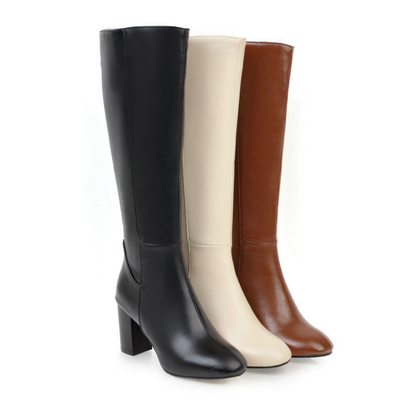 Stylish Vegan Leather Ankle Boots