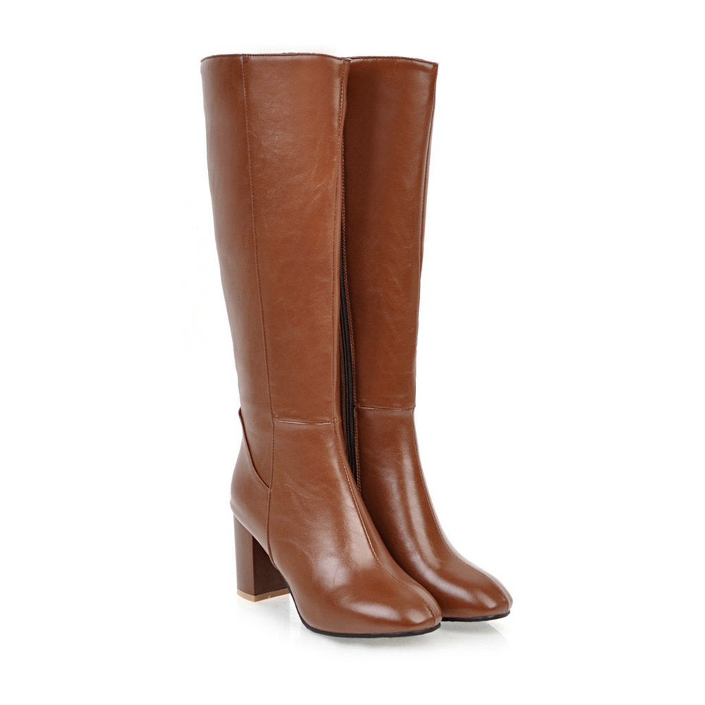 Stylish Vegan Leather Ankle Boots