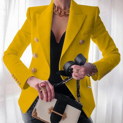 Sadie | Women's Elegant Vintage Double-Breasted Blazer