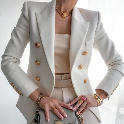 Sadie | Women's Elegant Vintage Double-Breasted Blazer