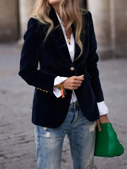 Viola | Women's Tailored Long-Sleeve Blazer Jacket