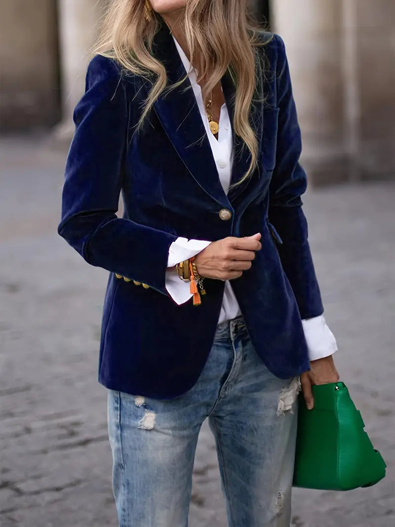 Viola | Women's Tailored Long-Sleeve Blazer Jacket