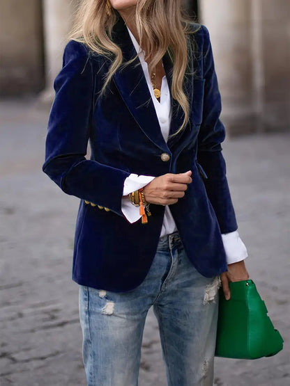 Viola | Women's Tailored Long-Sleeve Blazer Jacket
