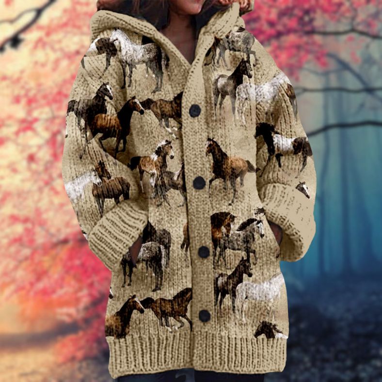 Cosy Button-Up Hoodie for Winter