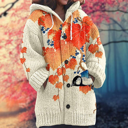 Cosy Button-Up Hoodie for Winter