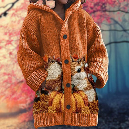 Cosy Button-Up Hoodie for Winter