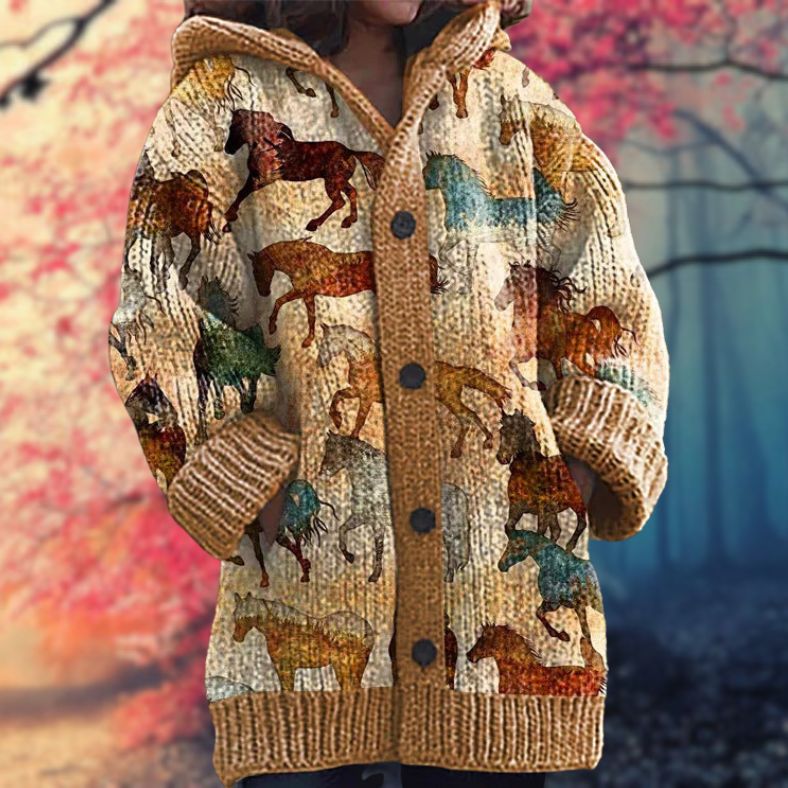 Cosy Button-Up Hoodie for Winter