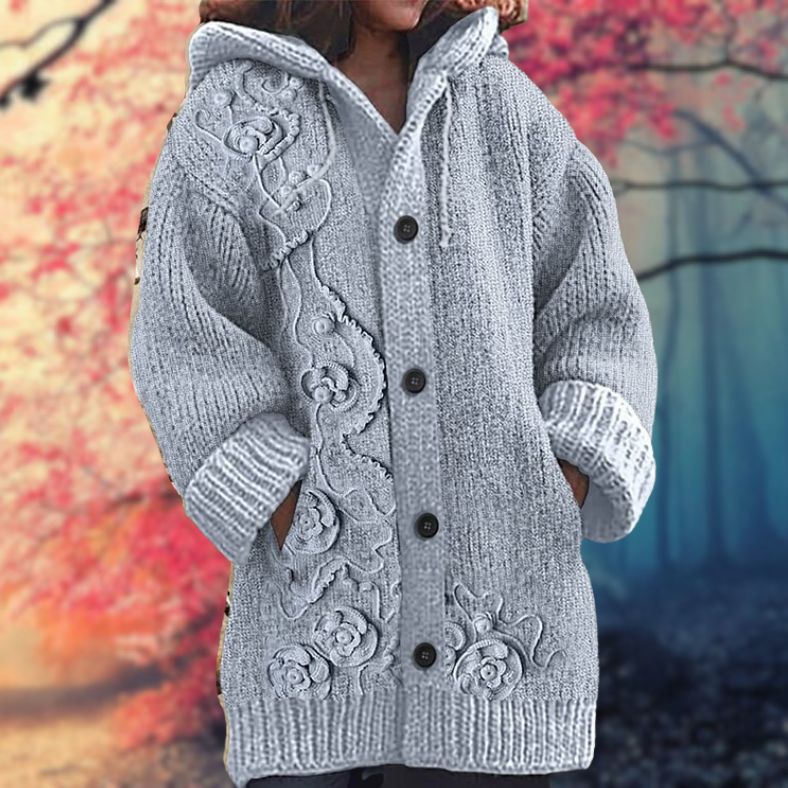 Cosy Button-Up Hoodie for Winter