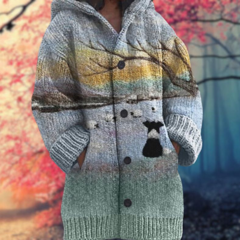 Cosy Button-Up Hoodie for Winter