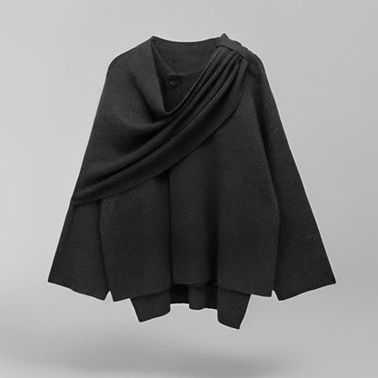 Cosy Asymmetrical Poncho
