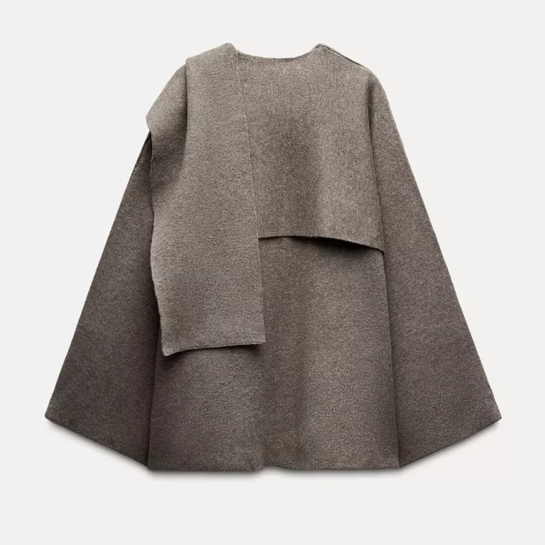 Cosy Asymmetrical Poncho