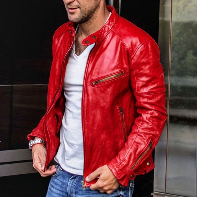 Will | Men's Slim-Fit Faux Leather Jacket