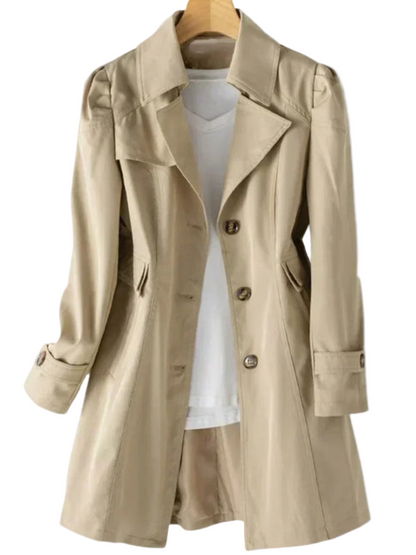 Leah | Women's Beige Trench Coat