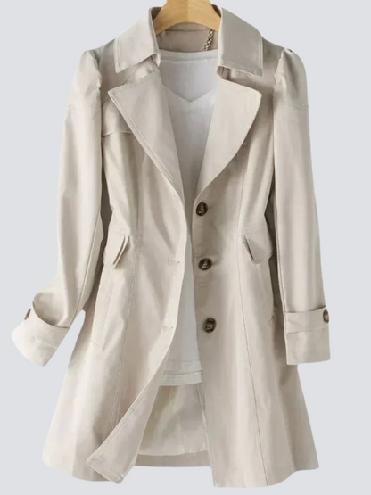 Leah | Women's Beige Trench Coat