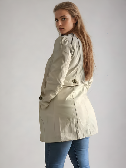 Leah | Women's Beige Trench Coat