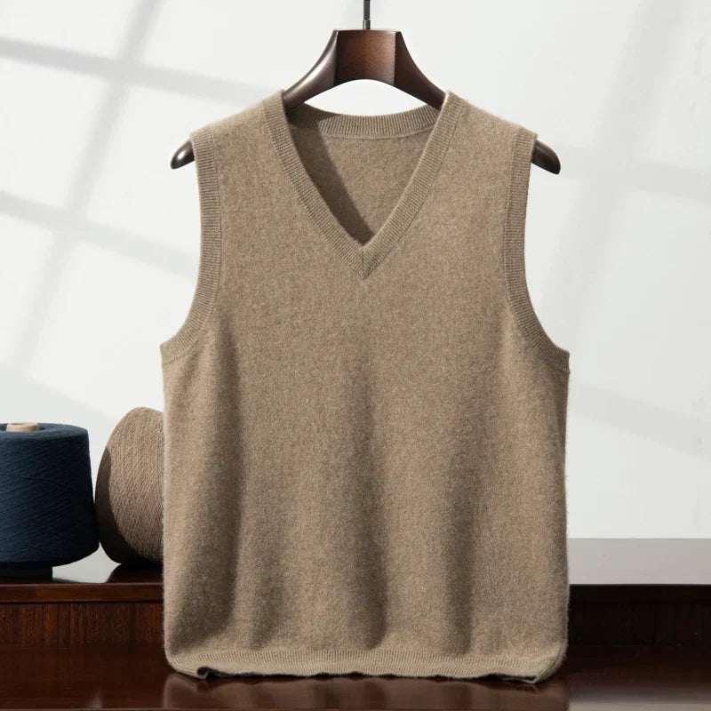 Ava | Women's Soft-Knit Cashmere Jumper Vest