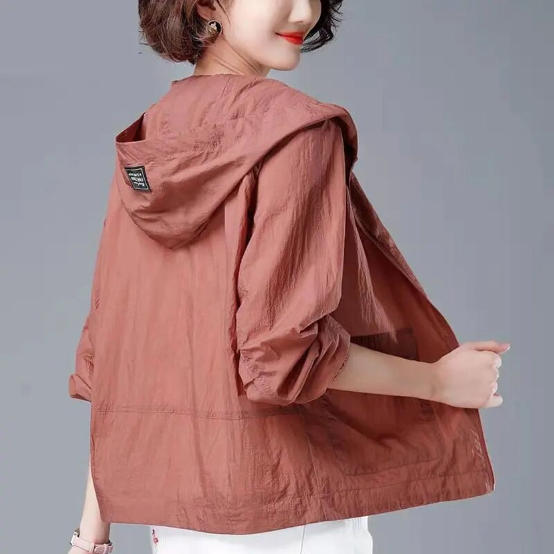 Bethany | Women's Stylish Casual Hooded Rain Jacket