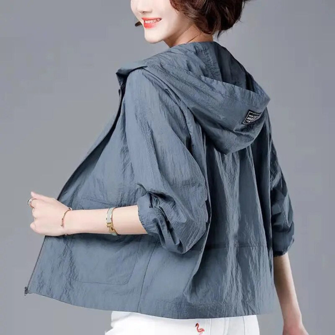 Bethany | Women's Stylish Casual Hooded Rain Jacket