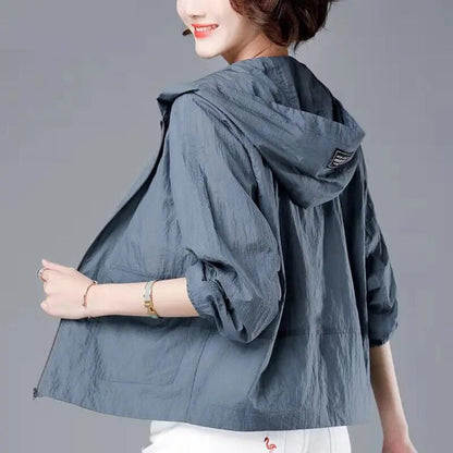 Bethany | Women's Stylish Casual Hooded Rain Jacket