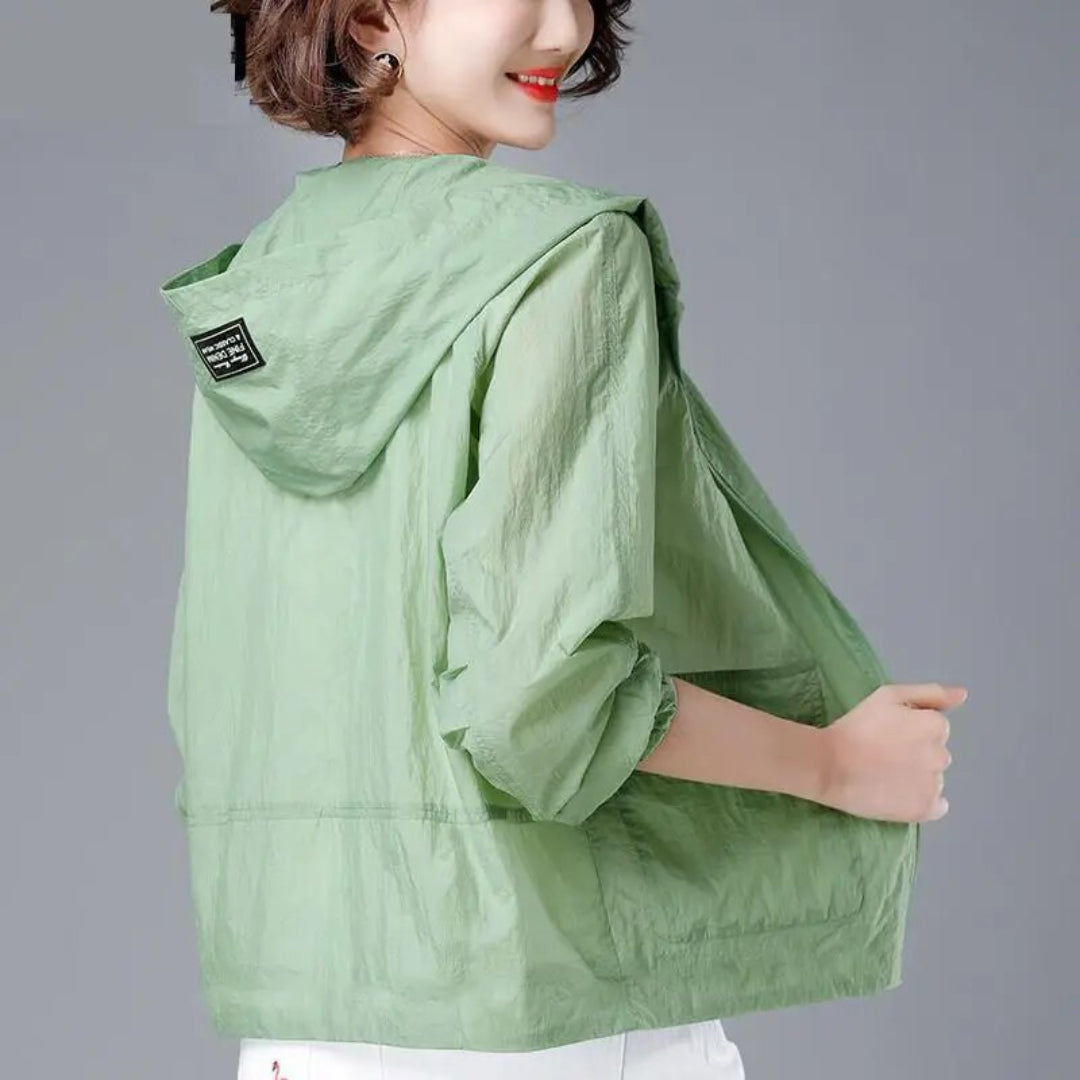 Bethany | Women's Stylish Casual Hooded Rain Jacket