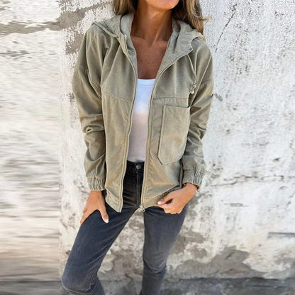 Darcy | Women's Casual Hooded Zip-Up Jacket