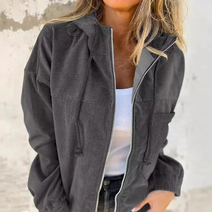Darcy | Women's Casual Hooded Zip-Up Jacket