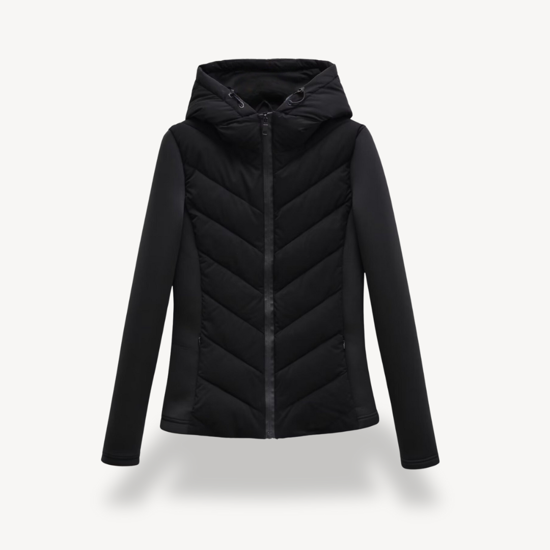 Niamh | Women's Stylish Chevron Quilted Jacket for Winter