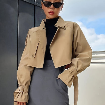 Isla | Women's Cropped Transitional Jacket
