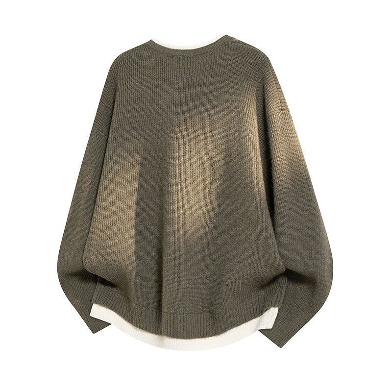 Violet | Women's Elegant Casual V-Neck Relaxed-Fit Jumper for Winter