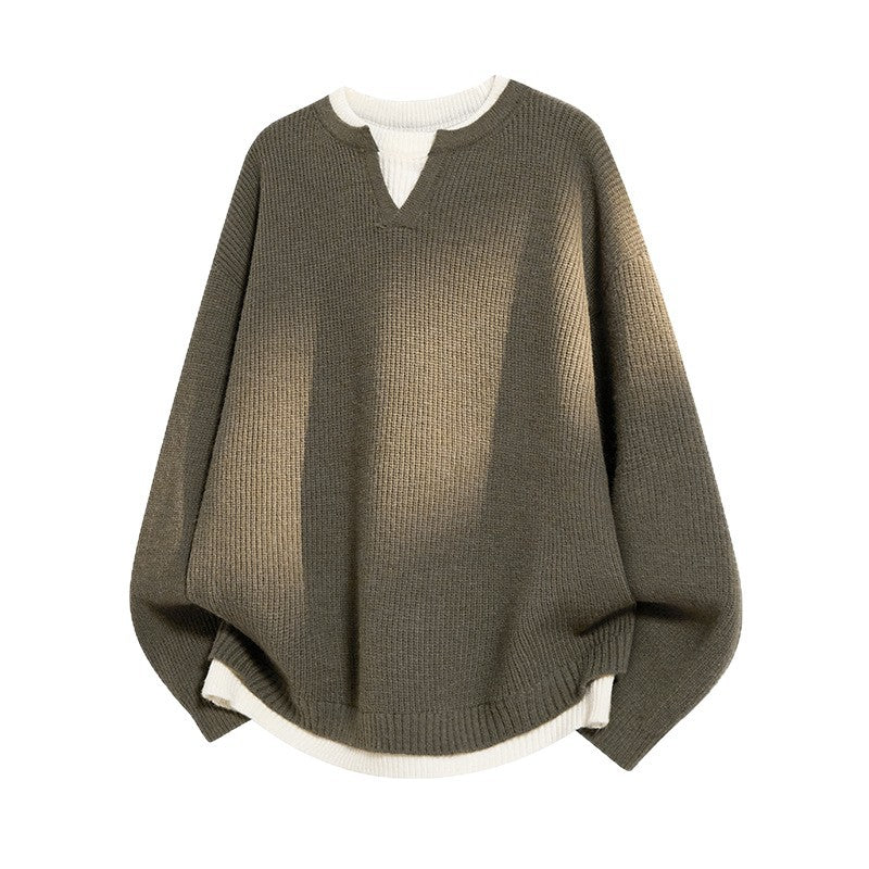 Violet | Women's Elegant Casual V-Neck Relaxed-Fit Jumper for Winter